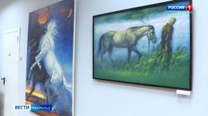 В библиотеке имени Маяковского открылась персональная выставка художника-монументалиста