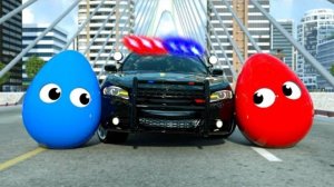 Изучайте Цвета С Помощью Яиц-Сюрпризов И Раскрашивайте Машинки