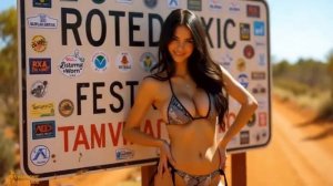 Harmonic Kangaroo - Time is Falling Techno EDM Music Video - AI Cinematic