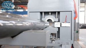 Автоматический станок для нарезки резьб пластиковых ПВХ ПЭ труб диаметром 125-315мм