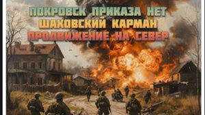 Новости СВО Сегодня-Покровск приказа нет Шаховский карман Продвижение на север