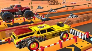 Мультики для мальчиков Гонки Машинки Race Off Desert