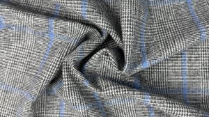 Обзор на ткань клетка гленчек Серо-голубой