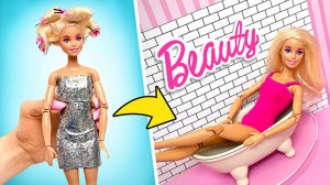 🎀 Модное преображение куклы ✂️ Креативные идеи и поделки!
