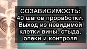 СОЗАВИСИМОСТЬ: 40 шагов проработки. Выход из невидимой клетки вины, стыда, опеки и контроля