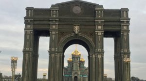 Главный Храм ВС МО России. Музей под открытым небом. Музей 1418 шагов к Победе. Фото Музыка