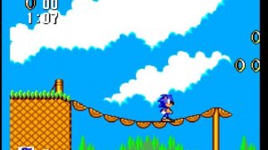 Sonic the hedgehog (Sega Master System, 2 часть) Вперед и с песней по мостику!