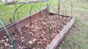 Подготовка грядки с осени. Для весеннего посева капусты на рассаду.