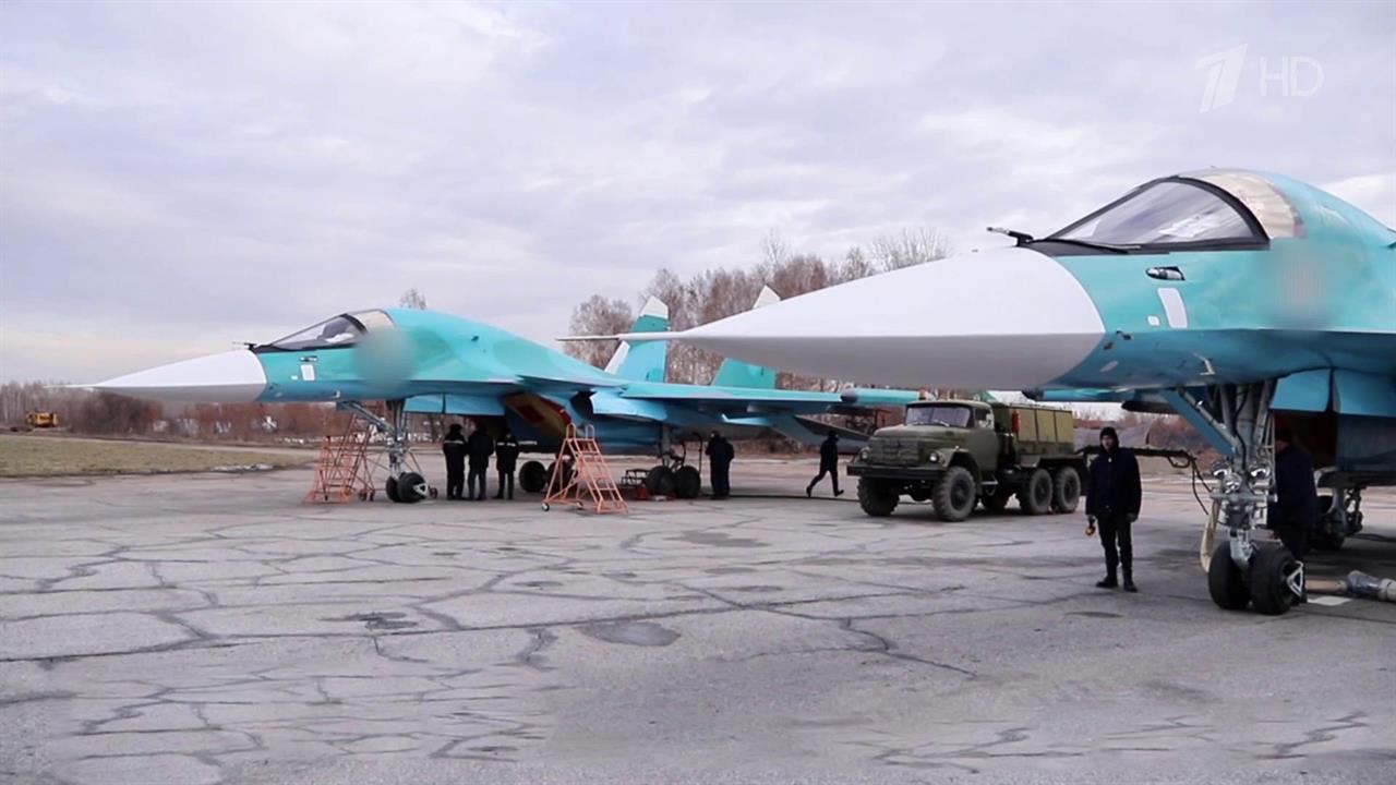 В Минобороны РФ получили новую партию многофункциональных истребителей Су-34