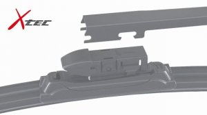 Установка дворников X-TEC с креплением MG BOSCH GWB-071