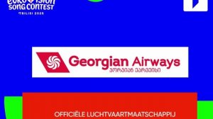 Officiële luchtvaartmaatschappij van het Junior Eurovisiesongfestival'25