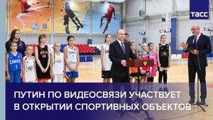 Путин по видеосвязи участвует в открытии спортивных объектов