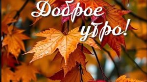 Доброе утро Пожелание с добром утром