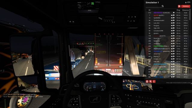 Euro Truck Simulator 2 "ETS 2" MAN «Стою в пробке» Мультиплеер№1 мод TruckersMP 4K SDR