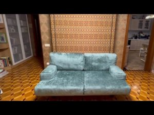 Кровать-трансформер с диваном CLASSIC и тканными фасадами