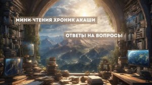 Ответы на вопрос и мини-чтения Хроник Акаши. Гостья эфира -  @Tatyana_Bulgakova (Телеграм)
