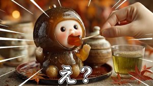 🍡 Осенний ASMR от ИИ | Уютные звуки сладостей и мягкое жевание ✨ АСМР