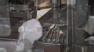 Изготовление  ресторанной вилки. Заводское производство