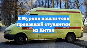 В Мурино нашли тело пропавшей студентки из Китая