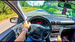 2001 Mercedes-Benz C-Class (2.0 163 hp) | POV Test Drive #2489 Joe Black