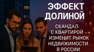 «Эффект Долиной»: скандал с квартирой изменит рынок недвижимости в России