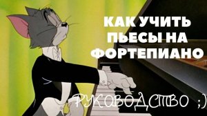 Руководство. Фортепиано. Как учить пьесы на фортепиано по видео.