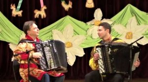 Провожание дуэт баянистов Виктор Баринов и Николай Баринов