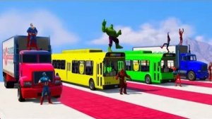 Моды для GTA V - Автобус и грузовик для детей с 3D анимацией