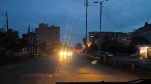 Автопрогулка по вечернему Сухуму