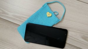Чехол для телефона крючком быстро и просто. Сумочка для телефона крючком  Урок 165 Crochet bag
