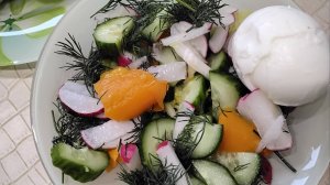 Мой завтрак диабетика.