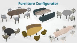 3Д-конфигуратор мебели с дополненной реальностью — столы, стулья, диваны на заказ