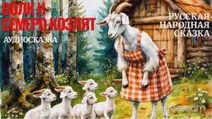ВОЛК И СЕМЕРО КОЗЛЯТ аудиосказка | волк и семеро козлят слушать