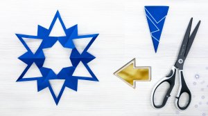 Создание волшебной бумажной снежинки из бумаги формата А4