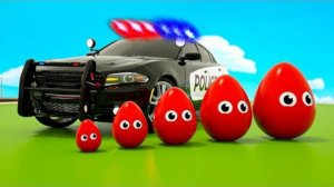 Сержант Лукас, полицейская машина, открывает яйцо-сюрприз