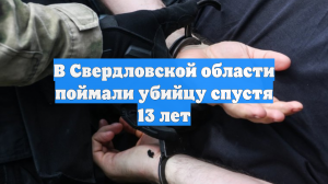 В Свердловской области поймали убийцу спустя 13 лет