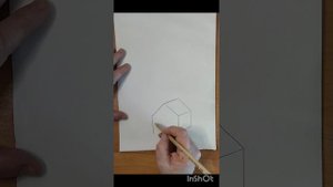 Деревенский пейзаж (карандашный рисунок)