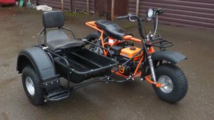 Мотоцикл СПРИНТ (Ижтехмаш). Теперь с грузовым боковым прицепом.