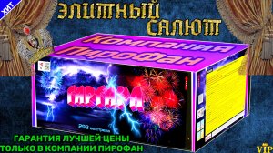 ОГРОМНЫЙ ЭЛИТНЫЙ САЛЮТ 293 СУПЕР-БОЛЬШИХ ЗАЛПА, ФЕЙЕРВЕРК TKB880 (ВЕЕРНЫЙ)