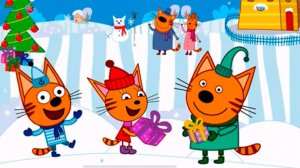 Три кота Раскраска / Карамелька Раскраска / Три кота игра / Три кота Новый год