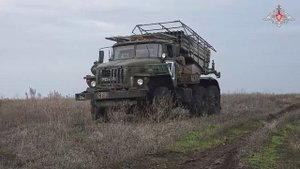 Боевая работа расчёт РСЗО «Торнадо-Г» в Запорожской области