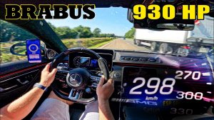 930ЛС S63 AMG BRABUS это БИЗНЕС ДЖЕТ на АВТОБАНЕ AutoTopNL