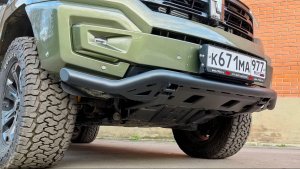 Tank 400 и лёгкий силовой бампер РИФ: обзор и установка