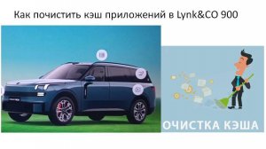 Как почистить кэш приложений в Lynk&CO 900