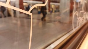 Отправление именного поезда «Атом наш!» со станции «Теплый Стан» + «Ока» из салона поезда