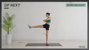 20 Минут 🔥 Тренировка для Плоского Живота Дома (Без Прыжков, Приседаний и Выпадов)