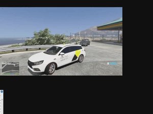 LADA-VESTA+TUNING TAXI работаю в яндекс такси на быстром весте в 700нр в гта 5