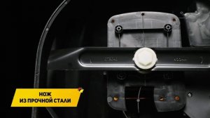 Электрическая газонокосилка HUTER ELM 2000P в работе