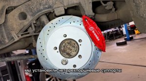 Toyota Land Cruiser 200 - установка усиленного тормозного комплекта