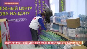 Сбор гумпомощи для СВО ко Дню народного единства